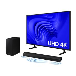 Smart TV 65" UHD 4K 65DU7700 2024 + Soundbar HW-B550 Combo