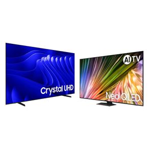 Smart Super Big TV 98" Crystal UHD 4K 98DU9000 2024 + AI TV 55" Neo QLED 4K 55QN85D 2024 Combo