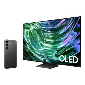 Desconto para comprar Celular Samsung Galaxy S24+ 256GB Preto + AI TV 55" OLED 4K 55S90D 2024 Combo