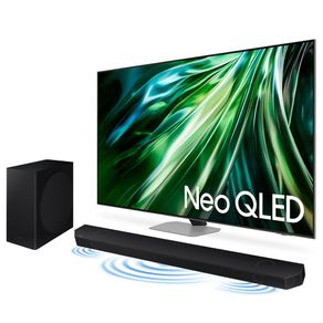 Desconto para comprar Combo Samsung AI Gaming TV 65" Neo QLED 4K 65QN90D 2024 + Soundbar HW-Q800D Combo