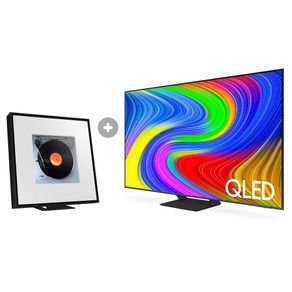 Desconto para comprar Samsung Smart TV 55" QLED 4K 55Q65D 2024 + Music Frame Combo