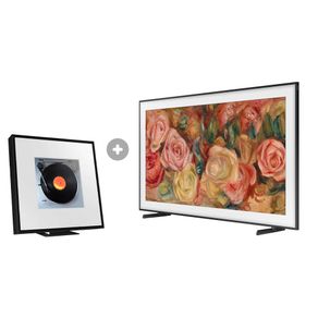 Desconto para comprar Samsung Smart TV 75" QLED 4K The Frame 75LS03D + Music Frame Combo