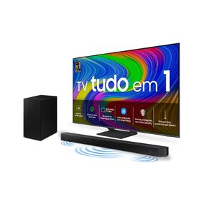 Desconto para comprar Smart TV 55" QLED 4K 55Q65D 2024 + Soundbar HW-B550/ZD Combo