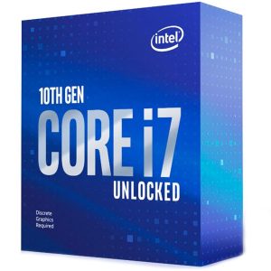 Processador Intel Core i7 10700KF LGA 1200 3.8GHz 16MB Cache Sem Cooler e Sem Video - BX8070110700KF
