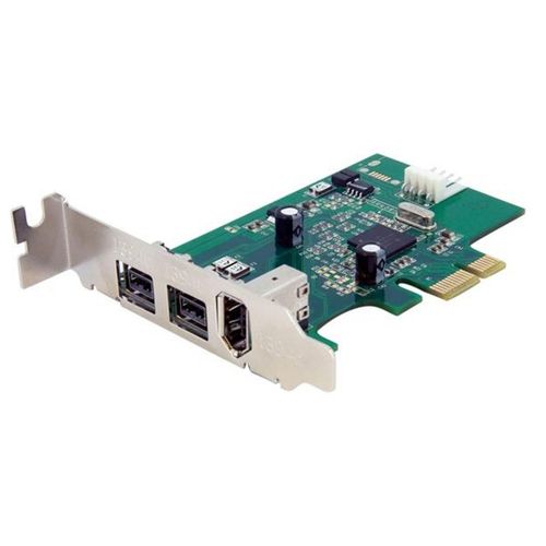 Controladora Firewire 400/800 - PCI-E - StarTech - PEX1394B3LP