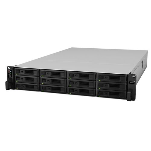 NAS Synology 12 baias SA3200D 2U (Xeon D-1541, 8GB DDR4, 2x 1GbE LAN, 1x 10GbE LAN, 1x PCIe x8, 2x PSU, sem discos)