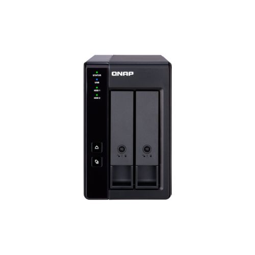 NAS QNAP 2 baias TR-002-BR (1x USB 3.2 Gen 2 Type-C, Unidade de expansão USB, sem discos)