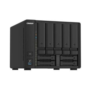 NAS QNAP 9 baias TS-932PX-4G-BR (Alpine AL324, 4GB DDR4, 2x 2.5GbE LAN, 2x 10GbE SFP+, 3x USB 3.2, sem discos)