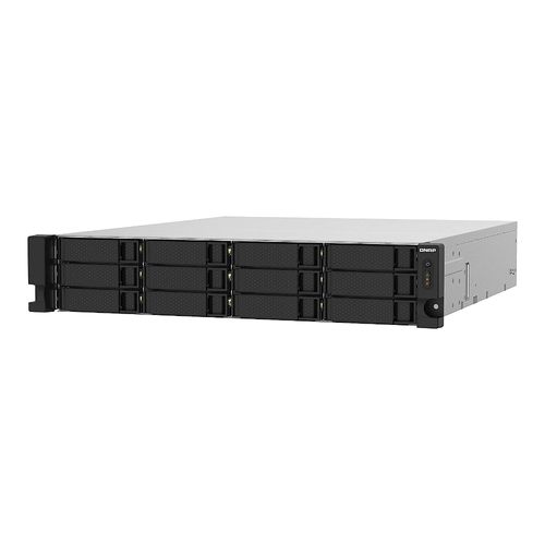 NAS QNAP 12 baias Rack TS-1232PXU-RP-4G-BR 2U (Alpine AL-324, 4GB, 2x Gigabit 2x LAN 10x2 10 Gigabit SFP, s/ HD)