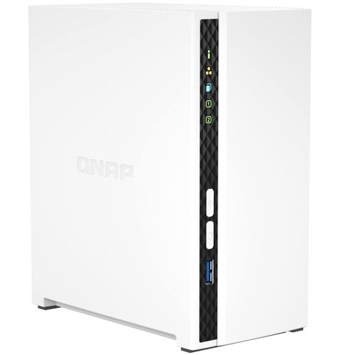 NAS QNAP 2 baias TS-233-BR (ARM Cortex-A55, 2GB, 1x GbE LAN, s/ HD)