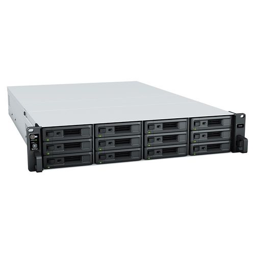 NAS Synology 12 baias SA6400 2U (AMD EPYC 7272, 32GB DDR4, 4x 1GbE LAN, 2x 10GbE LAN, 2x PCIe x8, 2x PSU, sem discos)