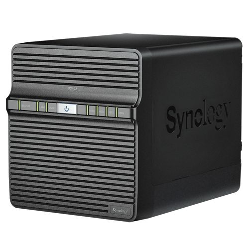 NAS Synology Diskstation 4 baias DS423 (Realtek RTD1619B, 2GB DDR4, 2x 1GbE LAN, sem discos)
