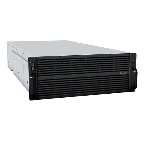 NAS Synology High Density HD6500 60 baias 4U (2x Xeon 4210R, 64GB DDR4, 2x 1GbE e 2x 10GbE LAN, 220V, sem discos)