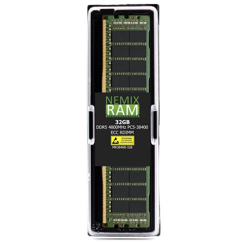 Memória Servidor DDR5 - 32GB / 4.800MHz / ECC UDIMM 2Rx8 ECC - RDIMM Nemix - MTC20F2085S1RC48BA1