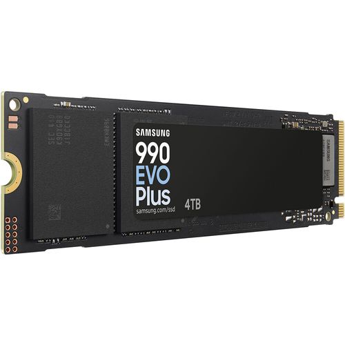 SSD - M.2 (2280 / PCIe NVMe) 4TB Samsung 990 Evo Plus - MZ-V9S4T0B/AM (Gen5, R/W 7250MBs/6300MBs)