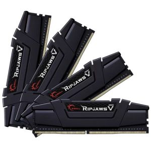 Memória DDR4 64GB (4x16GB) 3.600MHz G.Skill Ripjaws V - F4-3600C18Q-64GVK