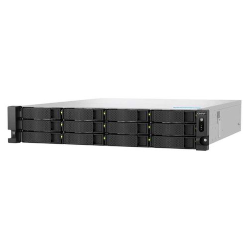 NAS QNAP 12 baias TS-h1277AXU-RP-R7-32G-BR (AMD Ryzen 7 7000 series, 32GB DDR5, 2x Gigabit 2x LAN 10x2 10 Gigabit SFP, s/ HD)