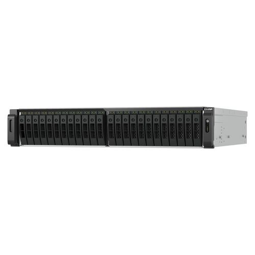 NAS QNAP 30 baias 2U - TS-h3077AFU-R7-64G-BR (AMD Ryzen 7 7000 8C16T3, 64GB DDR5, 10GBASE-T + 2.5GbE RJ45, PCIe Gen4 slots, 2x USB 3.2)