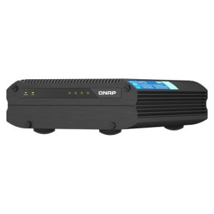 NAS QNAP 4 baias TS-i410X-8G-BR (Atom x6425E quad-core, 8GB DDR4, 4 x 2.5-inch SATA slots, 2 x 10GbE, 4 x USB 3.2 Gen2)
