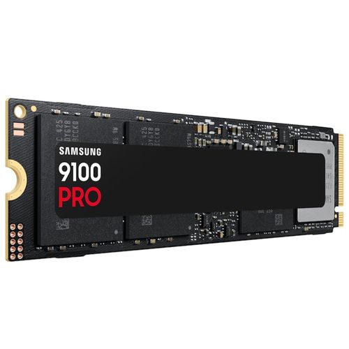 SSD - M.2 (2280 / PCIe NVMe) 4TB Samsung 9100 Pro - MZ-VAP4T0B/AM (Gen5, TLC, R/W 14800MBs/13400MBs, s/dissipador)