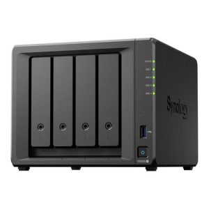 NAS Synology Diskstation 4 baias DS925+ (AMD Ryzen V1500B, 4GB DDR4 ECC Sodimm, 2x 2.5GbE LAN, 2x USB 3.2 Gen1, 1x USB Type-C Exp)