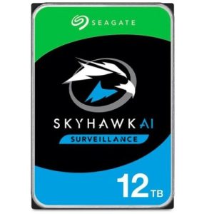 HD 12TB SATA3 Seagate SkyHawk AI - ST12000VE003 (3,5pol, 6Gb/s, 7.200 RPM, 512MB Cache)