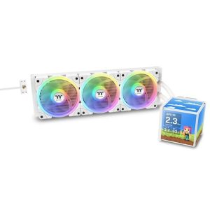 Watercooler - Thermaltake MINECUBE 360 Ultra ARGB SYNC SNOW EDITION (Branco) - CL-W482-PL12SW
