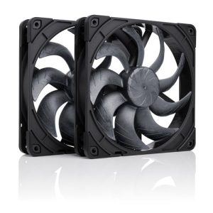 Ventoinha (Cooler) - 14cm Noctua - NF-A14x25 G2 PWM Sx2-PP ch.bk (kit com 2 ventoinhas)