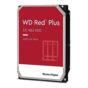HD 12TB SATA3 Western Digital Red Plus - WD120EFGX (3,5pol, 6Gb/s, 7.200 RPM, 512MB Cache, CMR)
