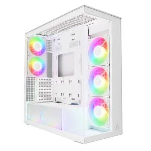 Gabinete ATX - Arctic Xtender - Janela de vidro transparente, s/ suporte vertical de GPU - Branco - ACPCC00014A