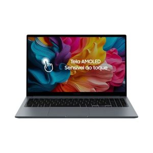 Notebook Samsung Galaxy Book4 15.6” Core i5 1335U 8GB DDR4 512GB Win 11 Home Grafite