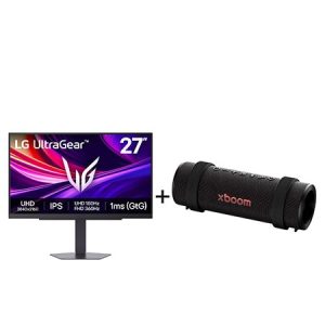 Combo Monitor Gamer LG 27G810A-B Tela 27” HD + Caixa de Som Bluetooth LG xboom Grab by will.i.am - East LA  - 27G810.GRAB