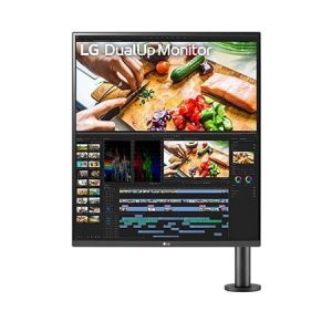 Monitor LG Ergo DualUp 28" Nano IPS SDQHD 2560x2880 60Hz 5ms (GtG) USB HDMI HDR10 PBP KVM 28MQ780-B - 28MQ780-B