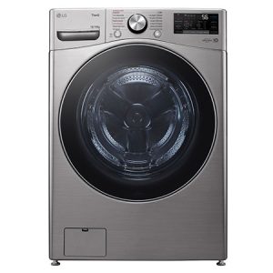 Lava e Seca LG Smart 18kg Inox Look com Inteligência Artificial AIDD™ (WD18SV2S6B) - 127V - WD18SV2S6B