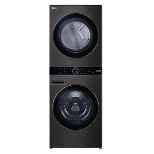WashTower™ AI DD™ Máquina que Lava e Seca 17kg, 220V - Aço Escovado Preto - WK17BS6A