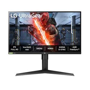Monitor Gamer LG UltraGear 27" IPS Full HD 1920x1080 240Hz 1ms (GtG) HDMI USB HDR10 NVIDIA G-Sync AMD FreeSync 27GN750-B - 27GN750-B