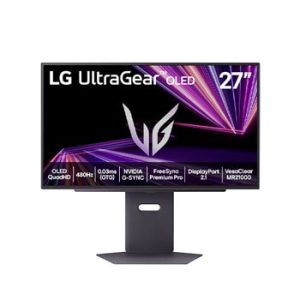 Monitor LG OLED UltraGear™ 27GX790A-B 27", 480Hz, QuadHD 2K, 0.03ms (GtG), NVIDIA G-SYNC, AMD FreeSync Premium Pro, Vesa ClearMR21000, HDR True Black 400 - 27GX790A-B
