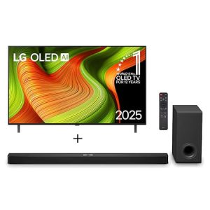 Combo Smart TV LG OLED AI B5 4K de 65 polegadas 2025 + Soundbar LG S90TY 5.1.3 Canais, 570W RMS, Dolby Atmos  - OLED65B5.S90