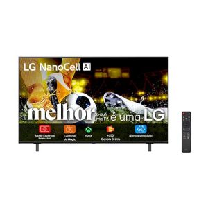 Smart TV LG NanoCell AI 4K NANO80 de 55 polegadas 2025 - 55NANO80ASA