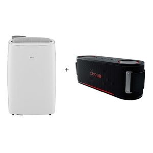 Ar Condicionado Portátil LG DUAL InverterVoice 14.000 Frio 127V + Caixa de Som Bluetooth LG xboom Bounce by will.i.am - LP1419IVS.BOUNCE
