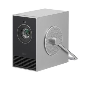 Projetor LG CineBeam Q 4K UHD Laser, Smart WebOS, Leve e Ultraportátil,  até 120”, Screen Share, Air Play, Bluetooth e Alto-falante - HU710PB - HU710PB