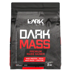 Hipercalórico Dark Mass 3kg - Dark Lab - Chocolate Branco Com Morango