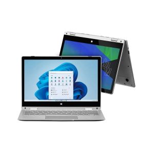 Notebook Multi M11W Prime Intel Celeron N4020 4GB DDR4 64GB 11,6” Windows 11 Home - Prata
