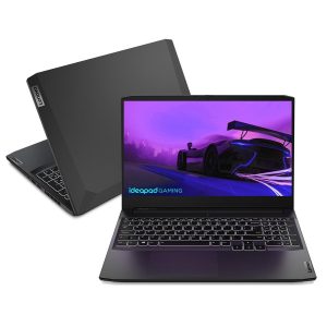 Notebook Lenovo IdeaPad Gaming 3i Core i5 11300H 8GB DDR4 512GB SSD GTX 1650 4GB 15.6” FHD Linux - Preto