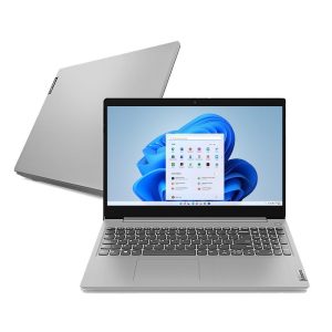 Notebook Lenovo IdeaPad 3i Core i5 8GB DDR4 SSD 256GB Tela 15.6" Win 11 - 82MD0007BR