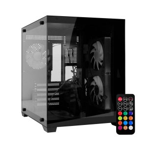 Gabinete Gamer Aitek Premium com Lateral de Vidro Temperado e USB 3.0 Eleve seu Setup RGB - AGP-M33160CP