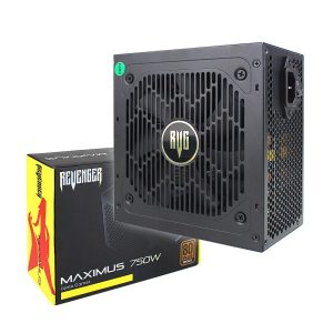Fonte de Alimentação Gamer 750W Revenger ATX Ultra-Silenciosa 80 Plus Bronze PC Desktop - FO-MAX03