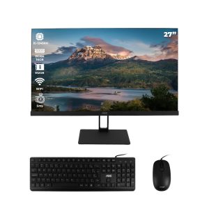 AOC All In One 27" Intel i5 16GB SSD 512GB Moderno e ideal para Home Office - D-A27I512