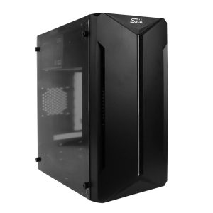Gabinete PC Gamer Escritório Aitek com Fonte 230W e Lateral Transparente - AGP-M27145F