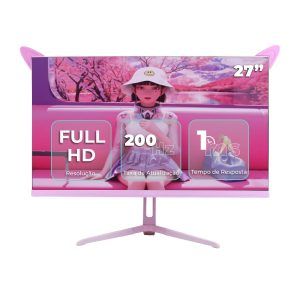 Monitor Gamer 27’’ Full HD Aitek 200Hz 1ms HDMI DisplayPort  VESA RGB - DELTA-M2413RA